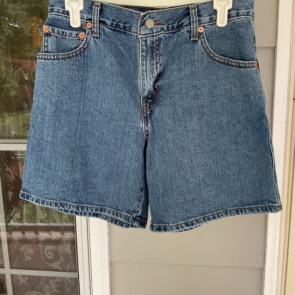 Levi's Women's Medium Blue Denim Jean Shorts